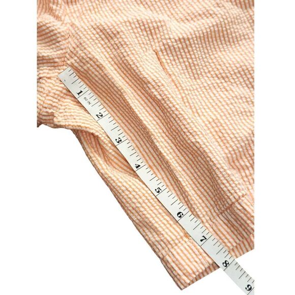 Peter Millar seersucker Cotton Men's 32x7.5 shorts,striped,Casual pleated - Picture 6 of 9